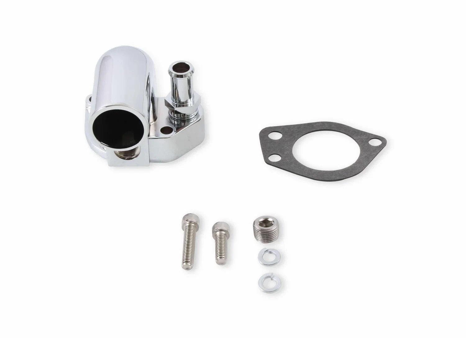 Mr. Gasket Water Neck - Chrome - 9713